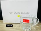 GIN OLIVE 6 PCS GLASS SET-G83A