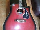 Givison Jumbo Cutaway Acoustic Guitar