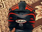 Gladiator GTR Series 03 Off-Road Helmet with Rainbow Goggles (Size L)