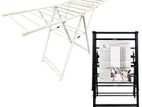 Gladys Cloth Rack Matte Black White