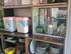 Glass Wood Cabinet