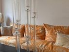 Glass Candle Stands