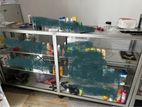 Glass cubard