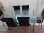 Glass Dining Table With Chairs