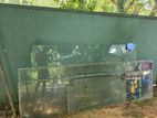 Glass Door with Side Panels Set