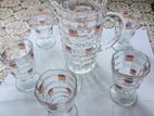 Glass Juice Set