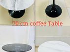 Glass Mable top coffee table