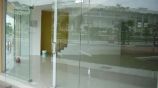Glass partitions