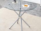 Glass Round Table 30 Inch