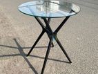 Glass Round Table
