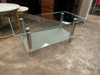 Glass Sofa Stool