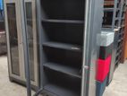 Glass Steel Office Cupboard 6×3ft