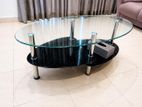 Glass Stool Coffee Table Sofa