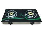 Glass Top 2 Burner Gas Cooker -Taiko