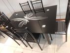 Glass Top Dining Table