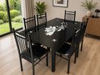 Glass Top Dining Table With 6 Chairs