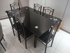 Glass Top Dining Table With Chairs