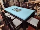 glass top Dinning Table Set