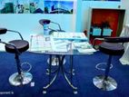 Glass Top Table Rent for Events