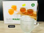 GLASS WARE 6PCS CUP SET ONLY - 19003