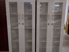 GLASS WHITE CUPBOARD