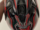 Glider Full Face Helmet (Red Black)