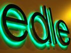Glow Up Your Brand: Sleek Metal & Halo-Lit 3D Letters