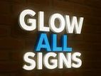 Glow with the Best: Illuminated 3D Signs