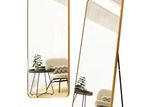 Gold Arch & Rectangle Full-Length Mirror