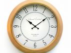 Gold Clock with White Face