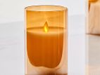 Gold Glass LED Electric Candle