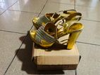 Gold High heels
