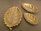 Gold Leaf Bowl Tray