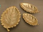 Gold Leaf Bowl Tray