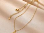 Gold Plated Necklace with Pendant