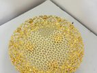 Gold Round Serving Tray