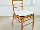 Gold Tiffany Chair With Cushion 7 Bar