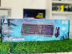 GOLDEN FIELD DF300 PRO BRAND NEW GAMING RGB KEYBOARD & MOUSE COMBO PACK