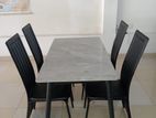 Granaite dining table with 4 Chairs