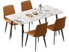 Granit Top 4 Chair Dining Table Set GT415 *RE STOCK*