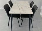 Granite Dining Set with 4 Chair