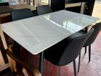 Granite Dining Table + 4 Chair