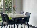 Granite Dining Table with 4 Chairs