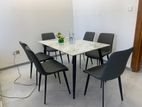 Granite Dining Table with 6 Chairs