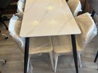 Granite Dining Table with Chair