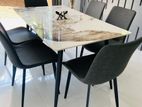 Granite Dining Table with Chair