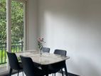 granite dining table with chairs cushion