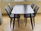 Granite Dining Table with Chairs