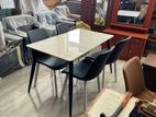 Granite Dining Table with Chairs