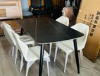 Granite Dining Table with Chairs